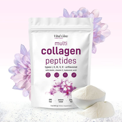 ✨ Recupera la Confianza en tu Piel con una Fórmula Premium de 5 Tipos de Colágeno