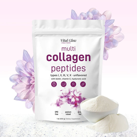 ✨ Recupera la Confianza en tu Piel con una Fórmula Premium de 5 Tipos de Colágeno